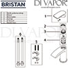 Bristan Glide Basin Mixer without Waste Tap Spares